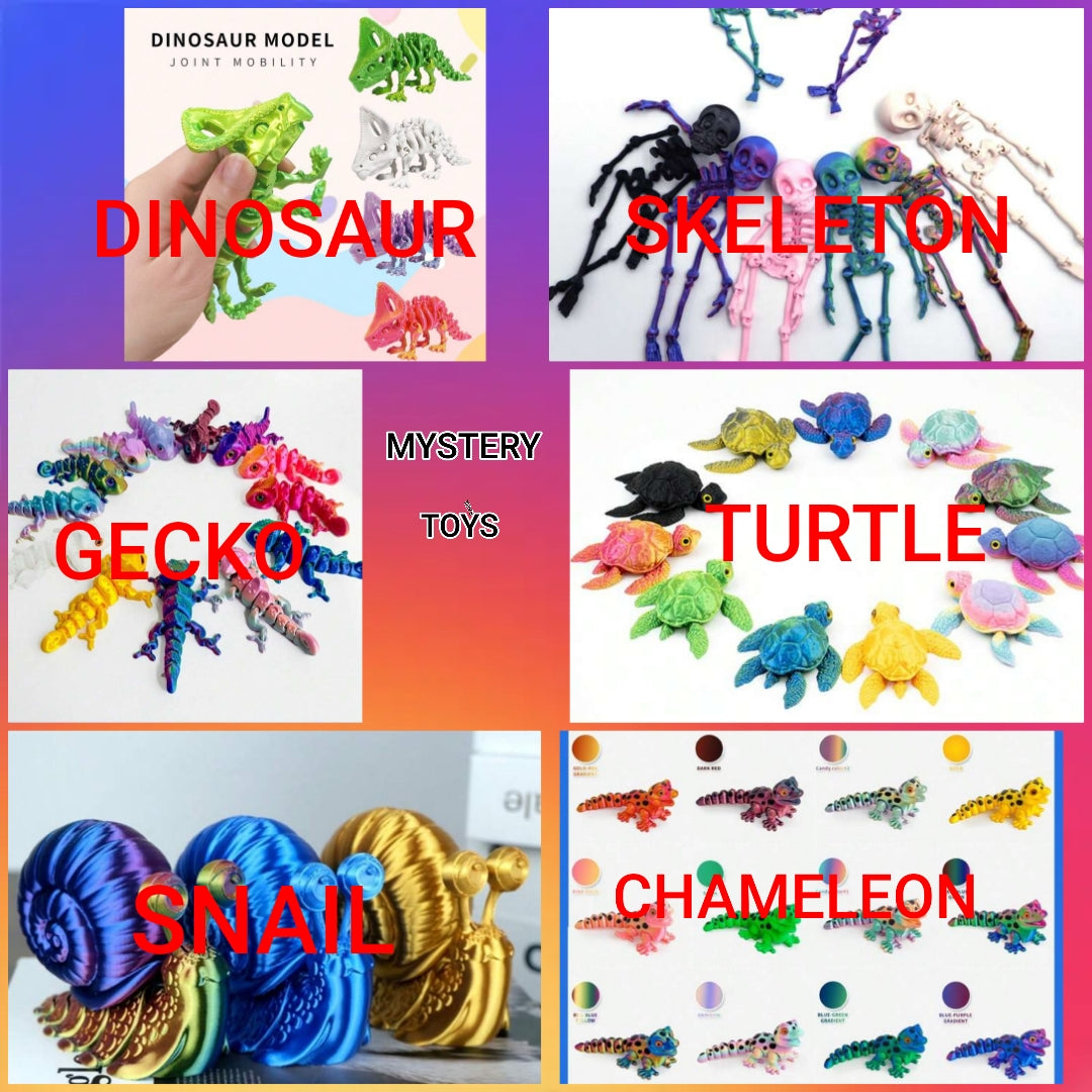 1pc 3d Printed Toy Mystery Color surprise someone what color do you want? What color will you get?