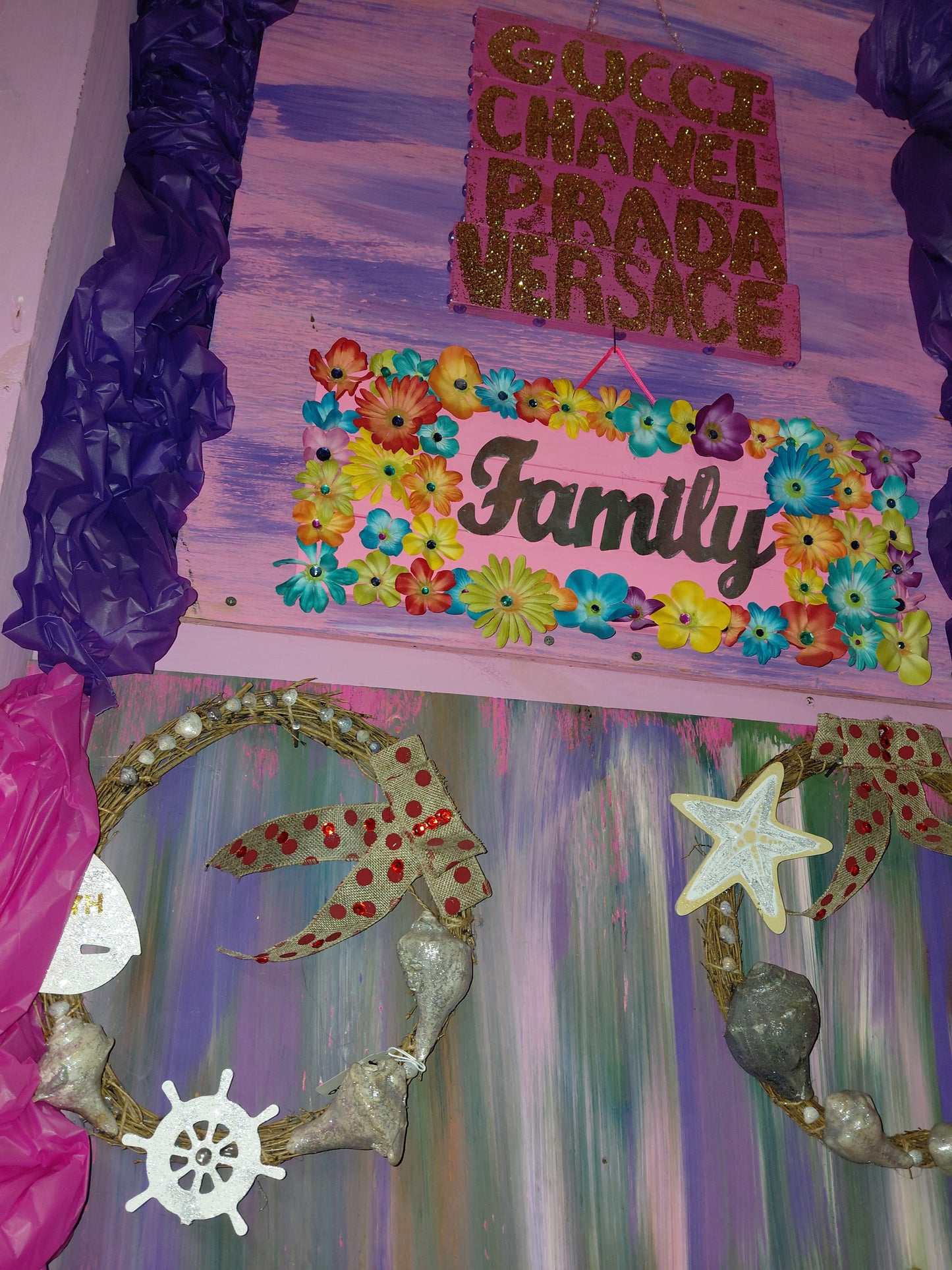 COCOMONEY ART Family 1 OF 1 CUSTOM PIECE BY COCOMONEY painting on wood