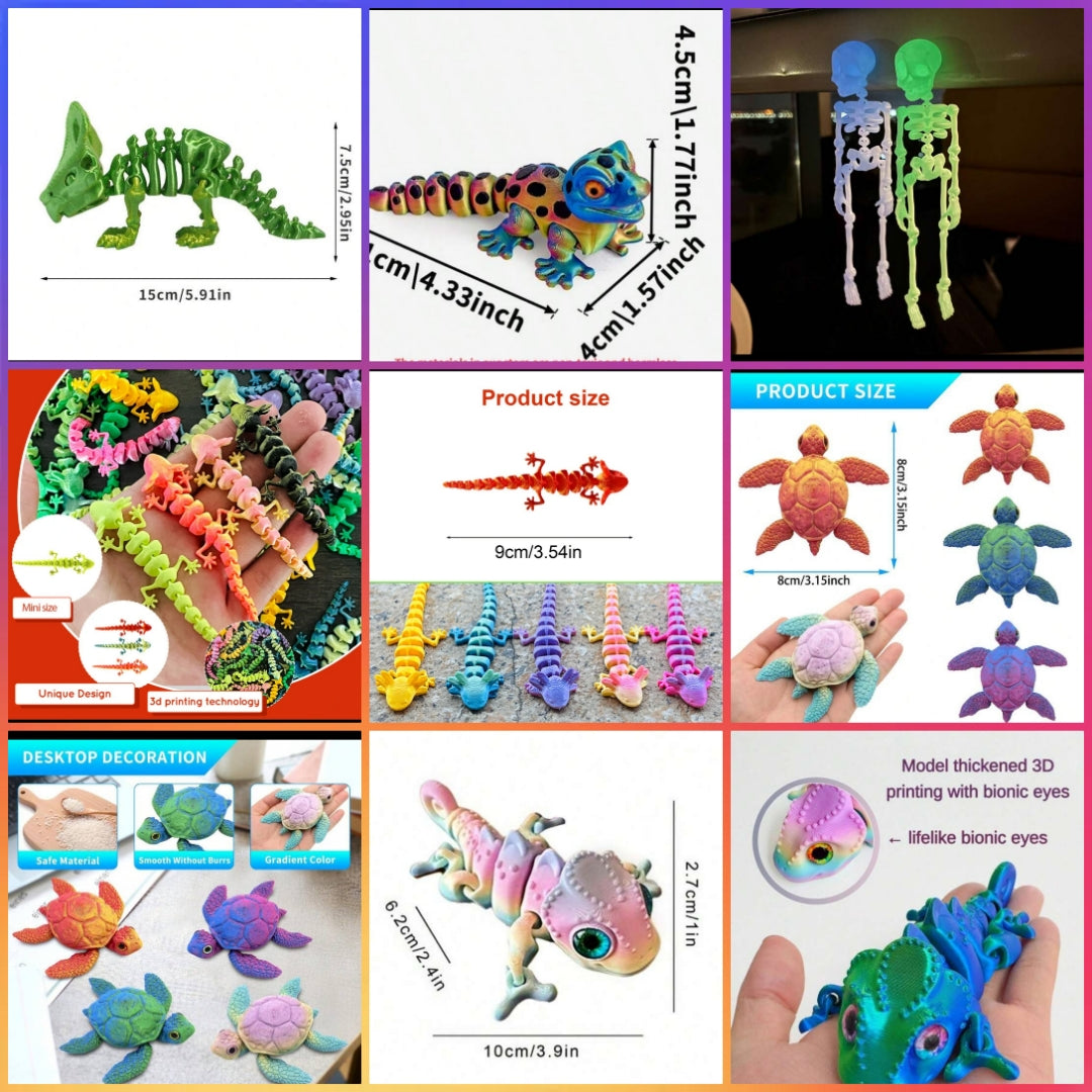 1pc 3d Printed Toy Mystery Color surprise someone what color do you want? What color will you get?