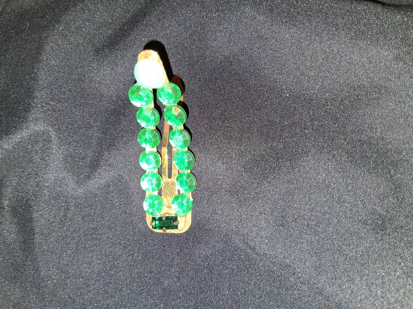 COCOMONEY HAIR CLIP 3INCH CUSTOM 1 OF A KIND PIECE with gemstones