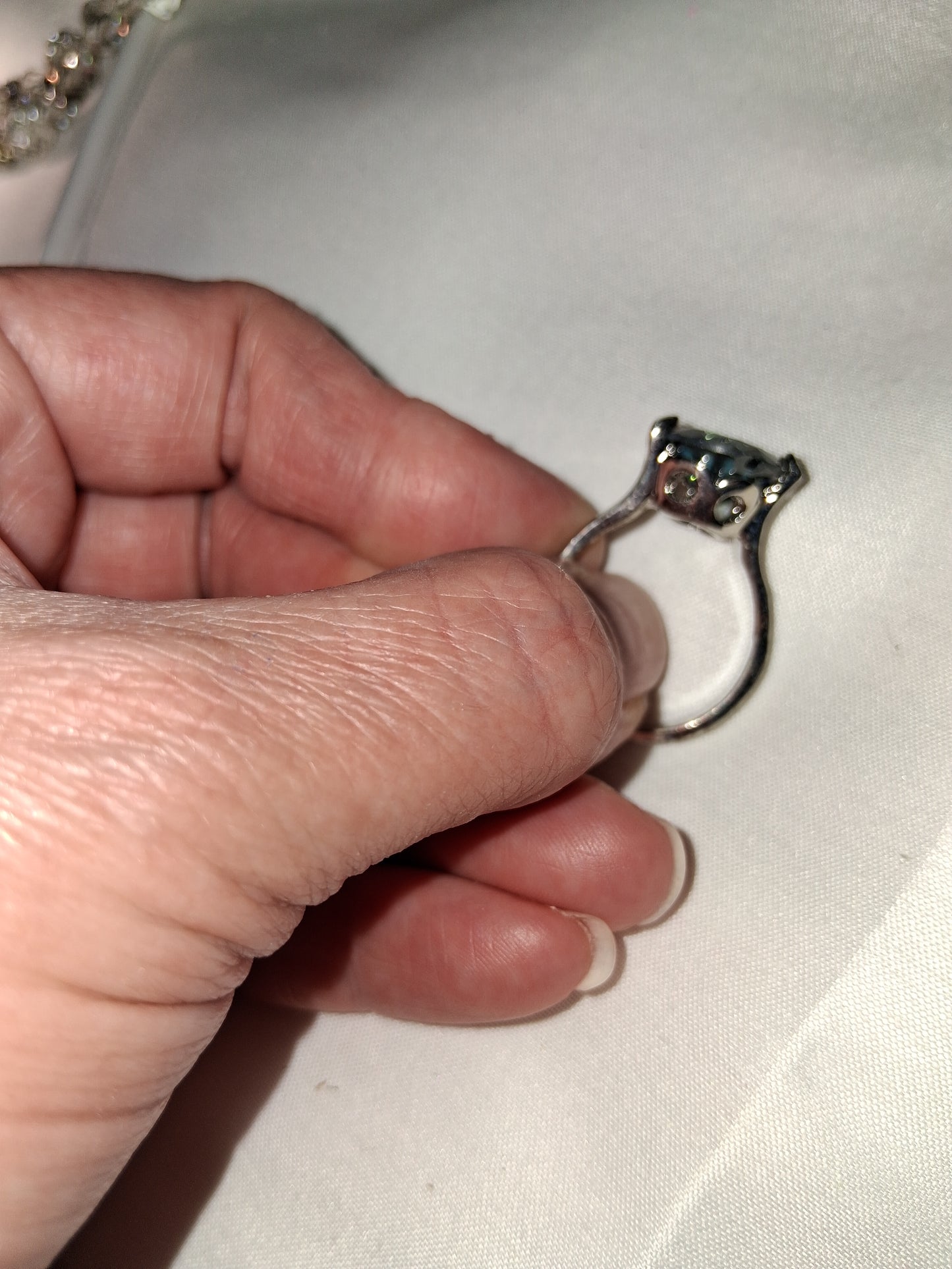 Stainless steel ring size 10