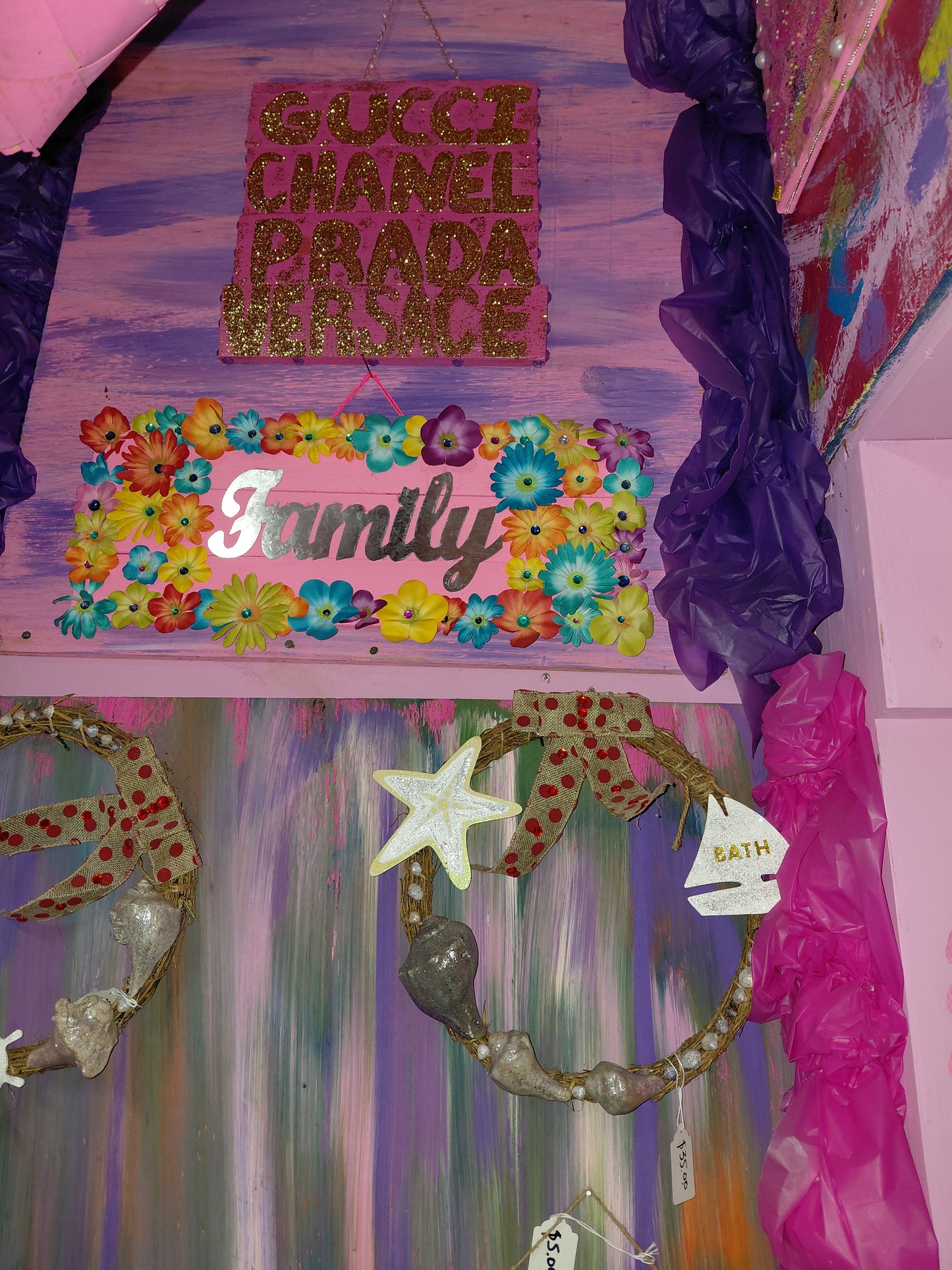 COCOMONEY ART Family 1 OF 1 CUSTOM PIECE BY COCOMONEY painting on wood