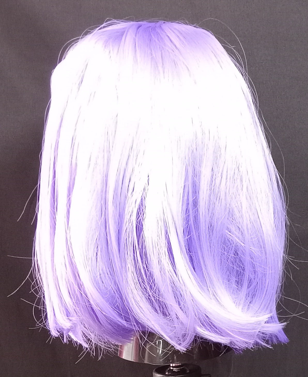 COCOMONEY WIG PURPLE SHORT BOB STRAIGHT SYNTHETIC