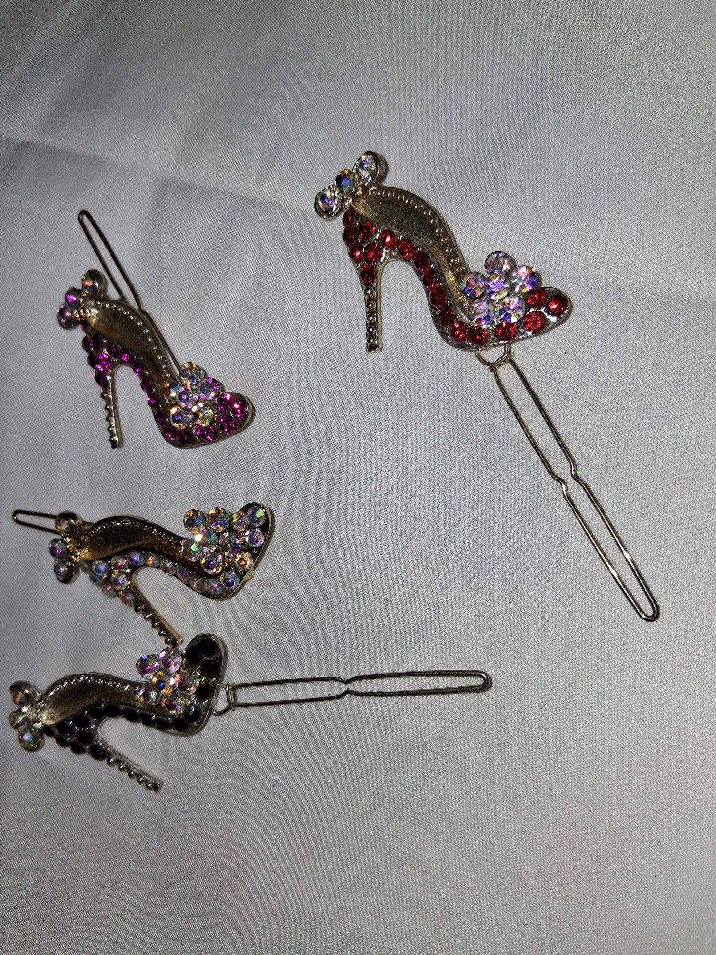 1half inch Hair Clip shoes bling 1 piece COCOMONEY