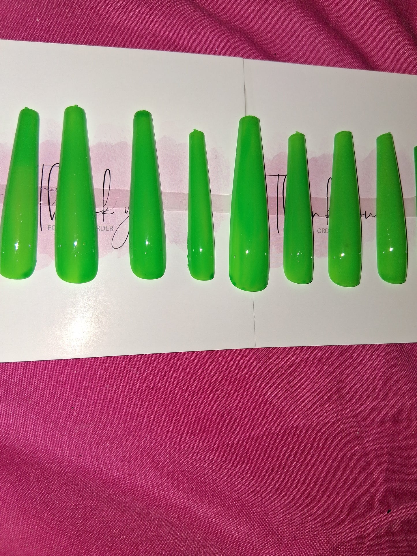 COCOMONEY NAILS CUSTOM 1 OF 1 GLUE ON PRESS ON COMES WITH FREE GIFTS #g6