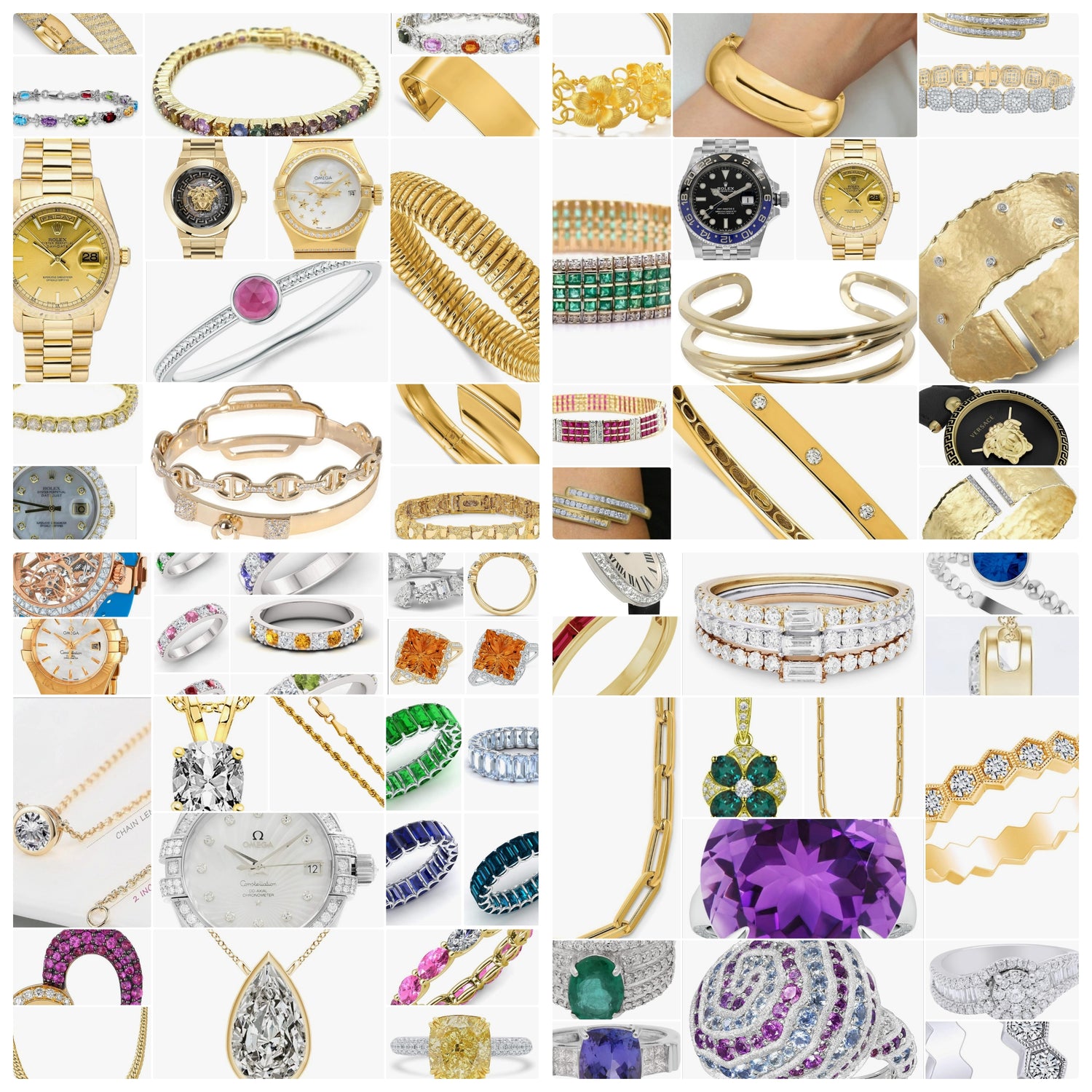 COCOMONEY JEWELRY GOLD SILVER WHITE GOLD DIAMONDS GEMSTONES