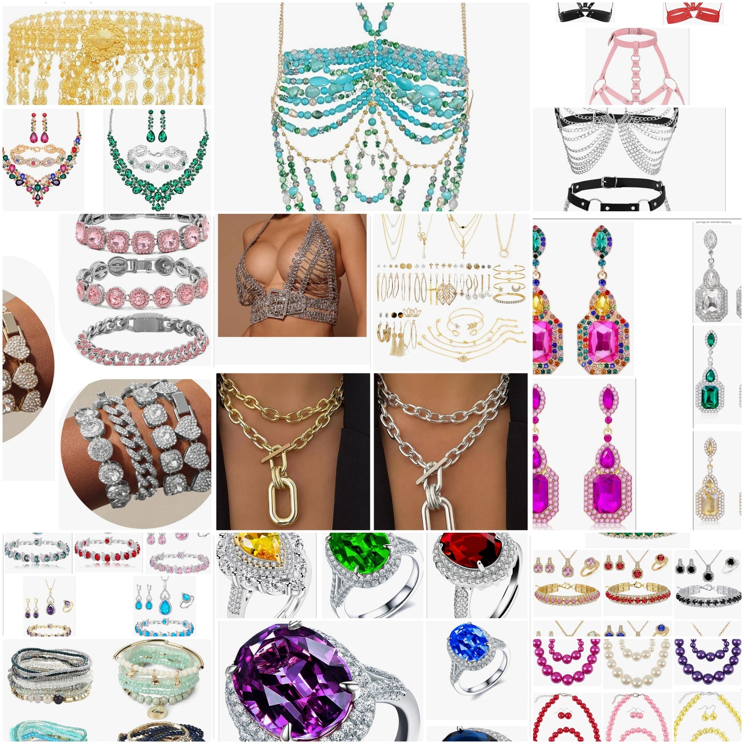 COSTUME JEWELRY BODY JEWELRY