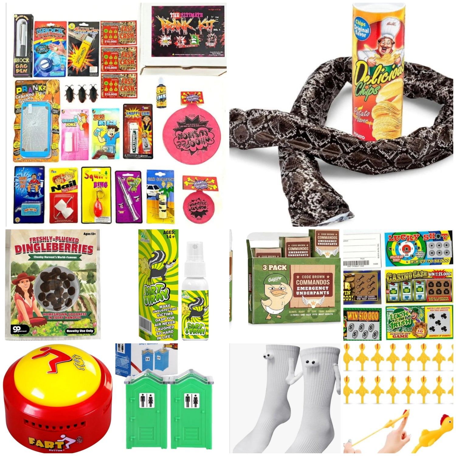 GAG GIFTS FUNNY GIFTS JOKES ETC.