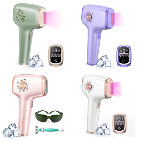 Laser Hair Removal with Ice Cooling Care Function for Women Permanent,999,999 Flashes Painless IPL Hair Remover, Hair Removal Device for Armpits Legs Arms Bikini Line