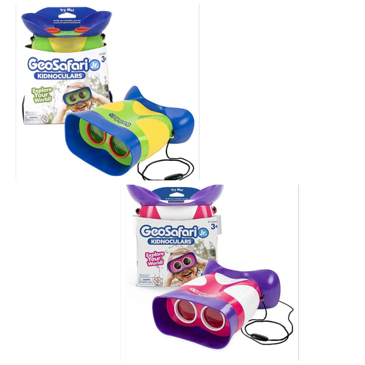 Educational Insights GeoSafari Jr. Kidnoculars - Binoculars for Kids Ages 3+, STEM and Outdoor Toys for Toddlers, Gifts for Toddlers, Stocking Stuffers for Kids