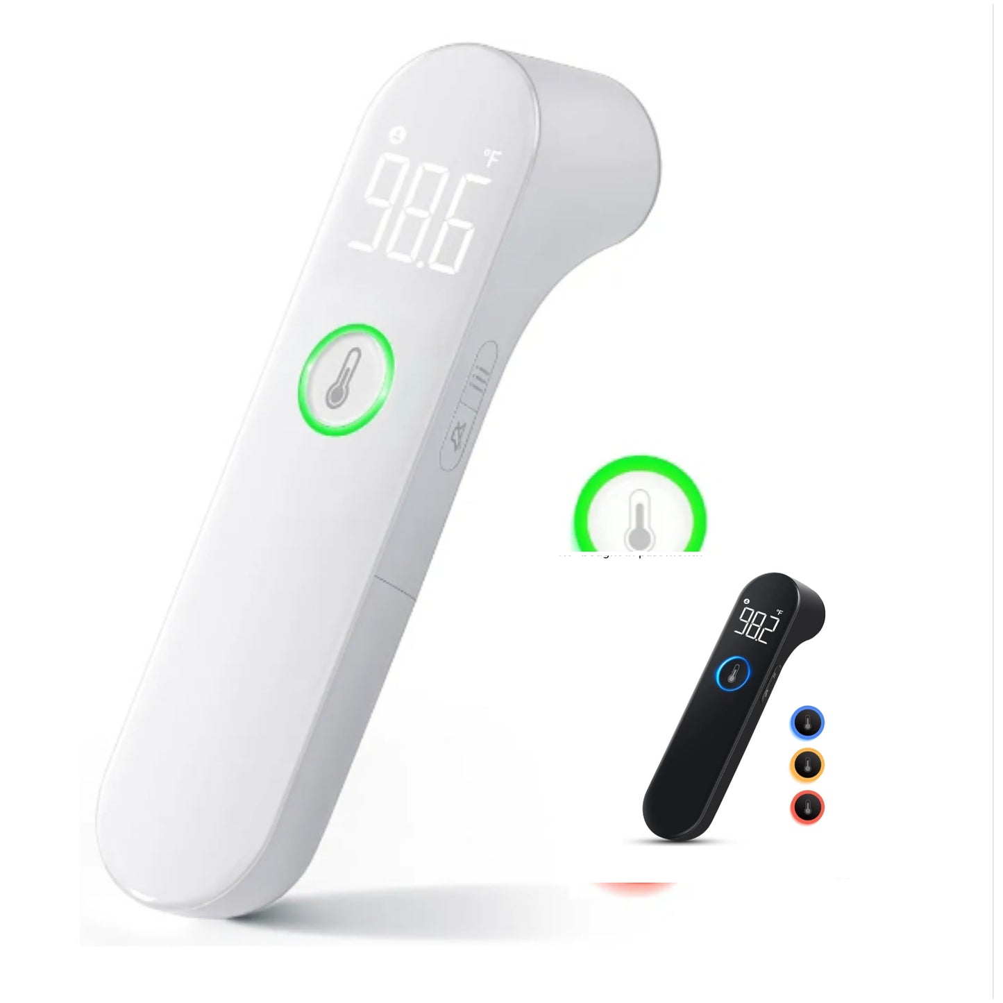 No-Touch Forehead Thermometer for Adults and Kids, Fast Accurate Baby Thermometer with Fever Alarm & Mute Mode, FSA HSA Eligible - Take Quick Temperature Easily