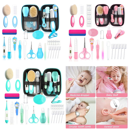 Baby Healthcare and Grooming Kit for Newborn Kids, 36PCS Upgraded Safety Baby Care Kit, Newborn Nursery Health Care Set, Baby Care Products