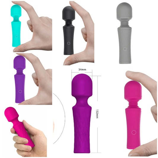 Mini Massager, Powerful Mini Handheld Massager with 10 Speed Modes Cordless Massager for Slight Pain Relief & Neck Shoulder Back Massage