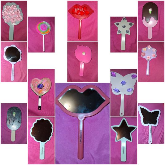 COCOMONEY MIRRORS CUSTOM DESIGN 1 OF A KIND PICK YOUR DESIGN AND I DESIGN RANDOM DESIGN DIFFERENT SIZES