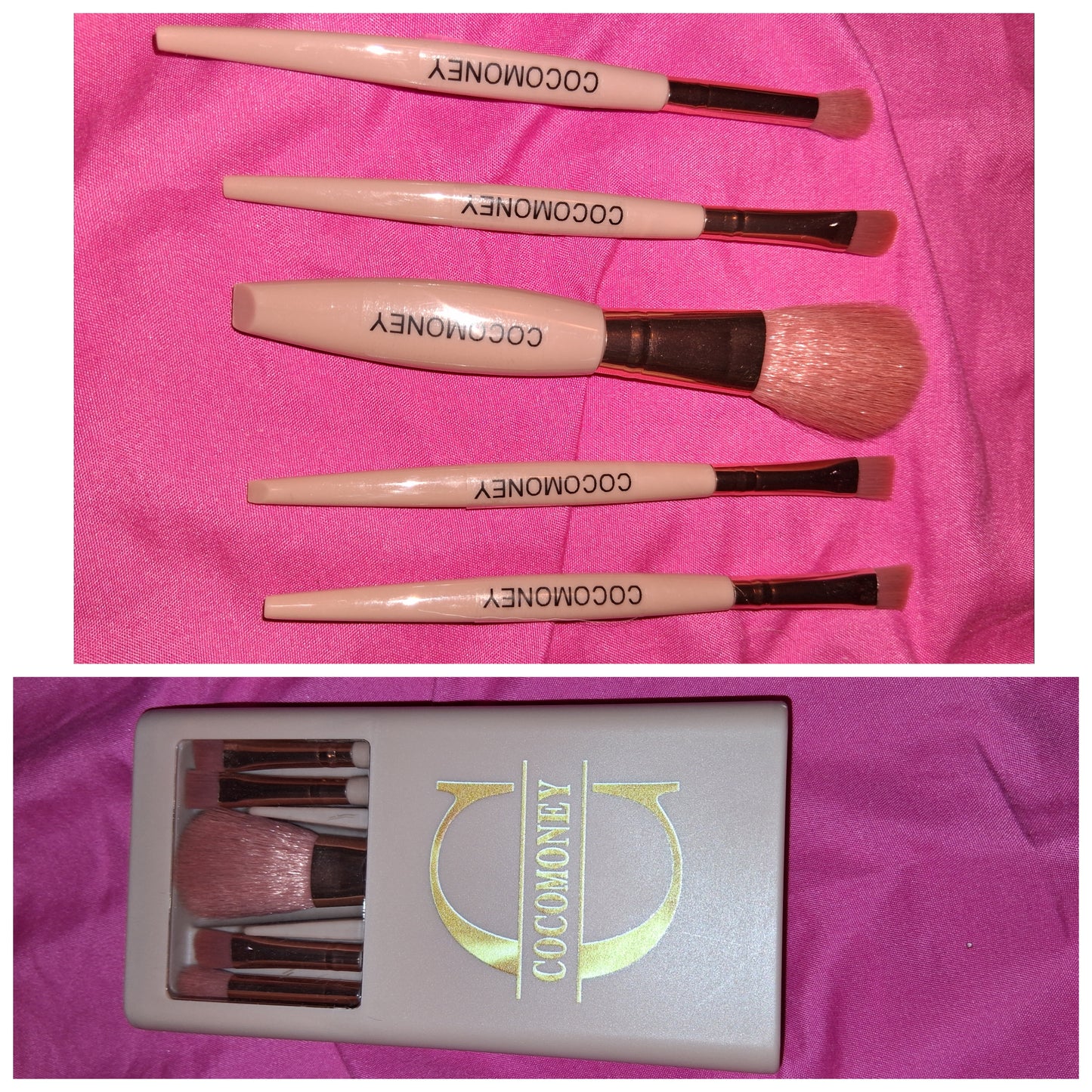 COCOMONEY 6 PC MAKEUP BRUSH MINIS
