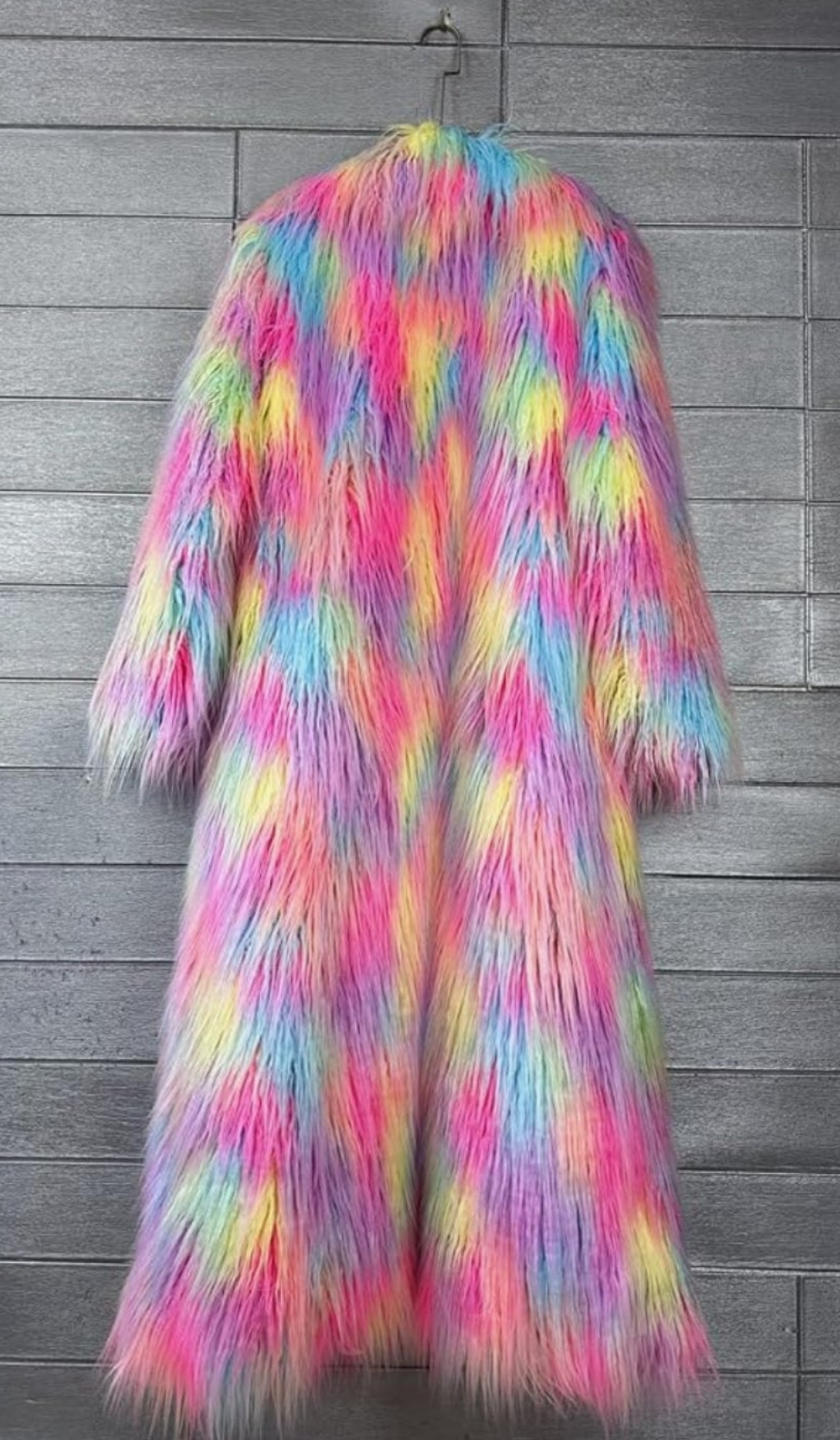 Faux Fur Coat Women's Extend Ankle Puffy Outwear
