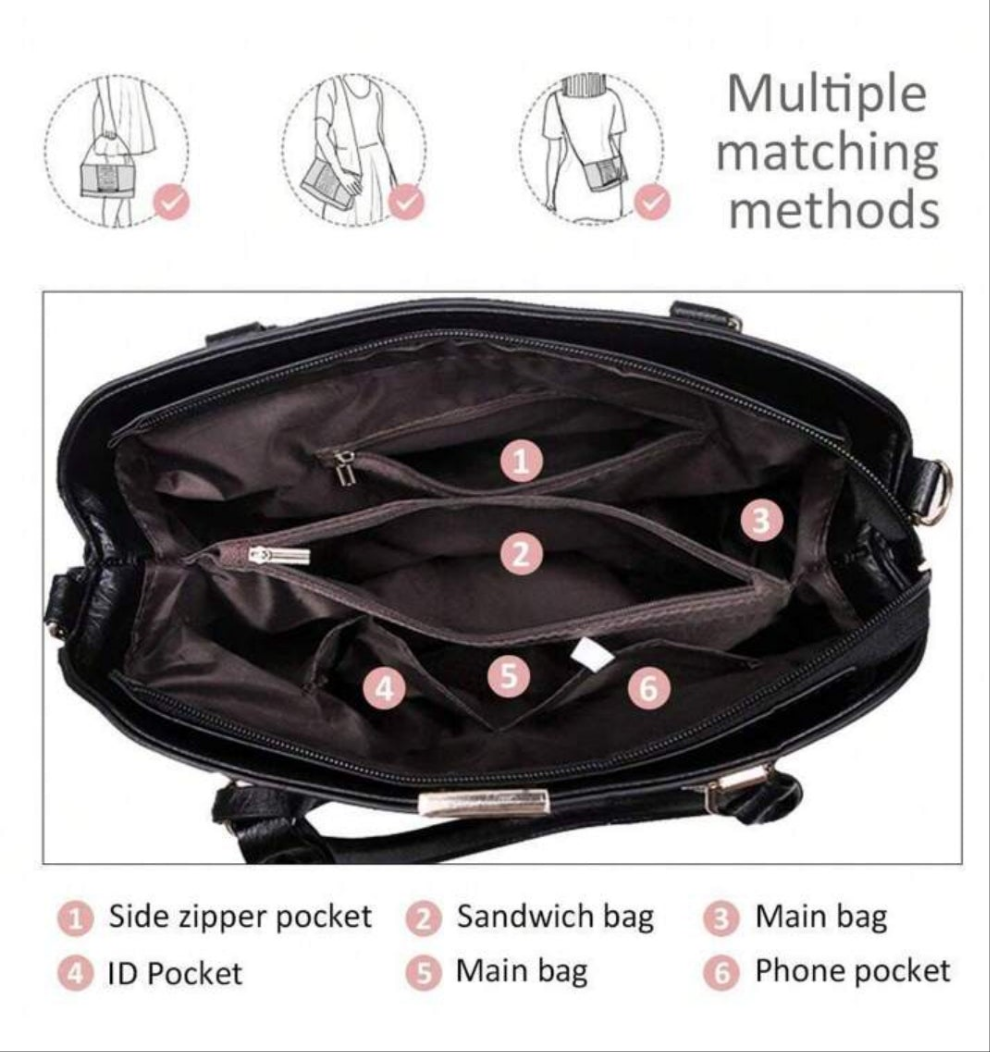 COCOMONEY handbags print pu pretty bags for every outfit