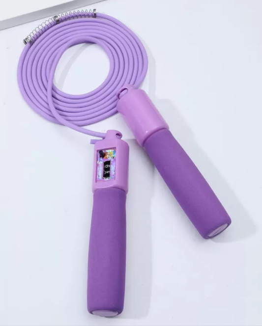 Adjustable Counting Skipping Jump Rope cardio training material pvc