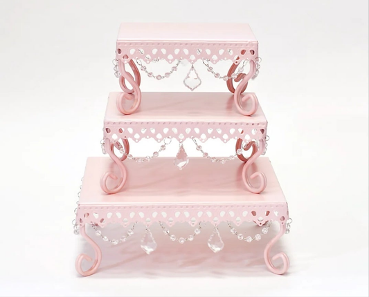 Dessert 3 Piece Cake Stand Set