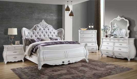 Luxury 5PC Bedroom Set White