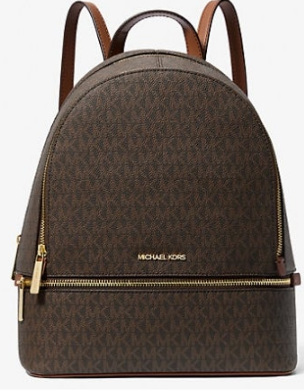 Micheal Kors Medium Signature Logo Backpack