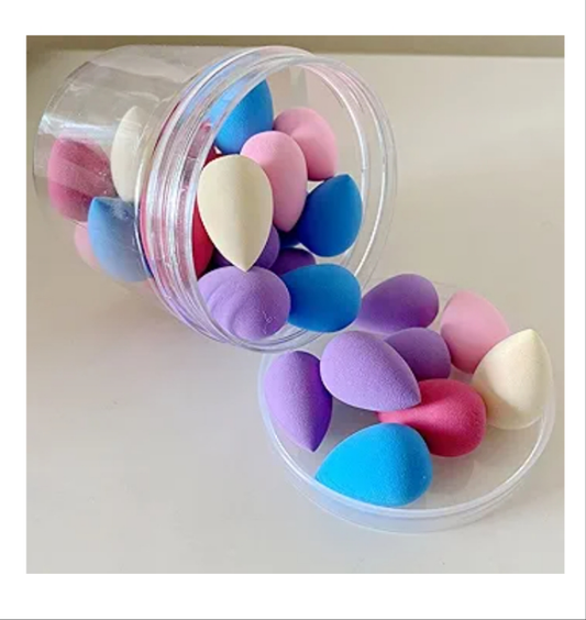 Mini Makeup Sponge Blender 30 pcs, Beauty Blender Sponge for Foundation, Powder, Concealer and Eye Shadow,Under Eyes,Highlight and Contour