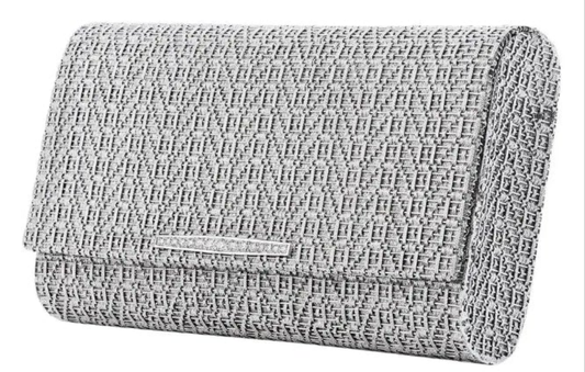 1960's Diamond Ladies Italian 18K White Gold Clutch Purse