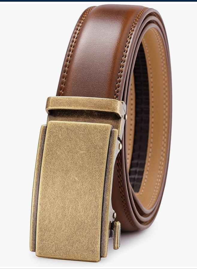 Men's Belt,Ratchet Dress Belt with Automatic Buckle