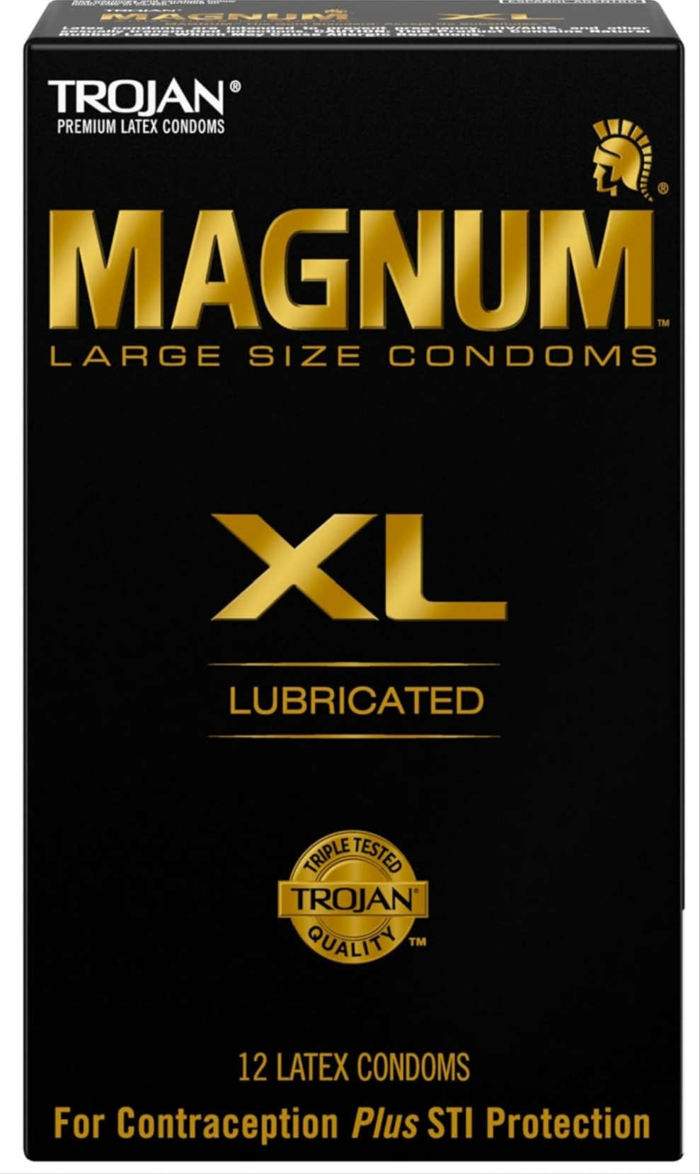 Condoms Magnum Lubricated Large Condoms, Comfortable and Smooth Lubricated Condoms for Men, America’s Number One Condom, 36 Count Pack