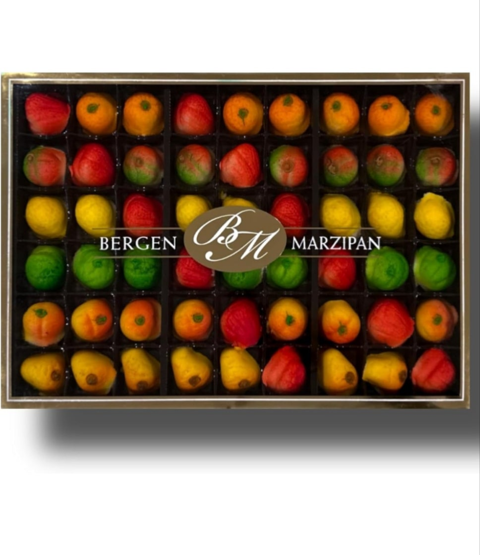 Bergen Marzipan 54 piece Gold Box