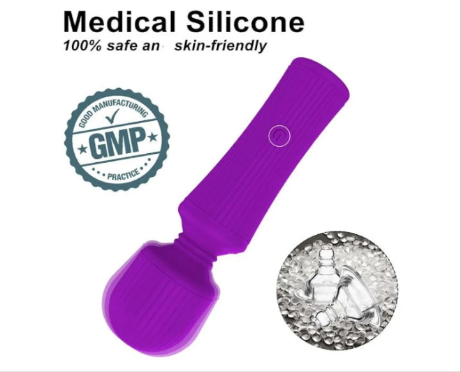 Mini Massager, Powerful Mini Handheld Massager with 10 Speed Modes Cordless Massager for Slight Pain Relief & Neck Shoulder Back Massage