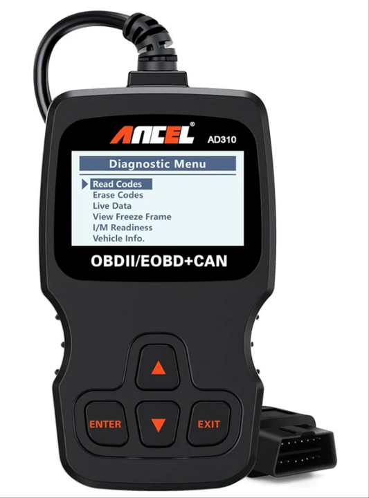 Ancel AD310 Classic Enhanced Universal OBD II Scanner Car Engine Fault Code Reader CAN Diagnostic Scan Tool, Read and Clear Error Codes for 1996 or Newer OBD2 Protocol Vehicle (Black)
