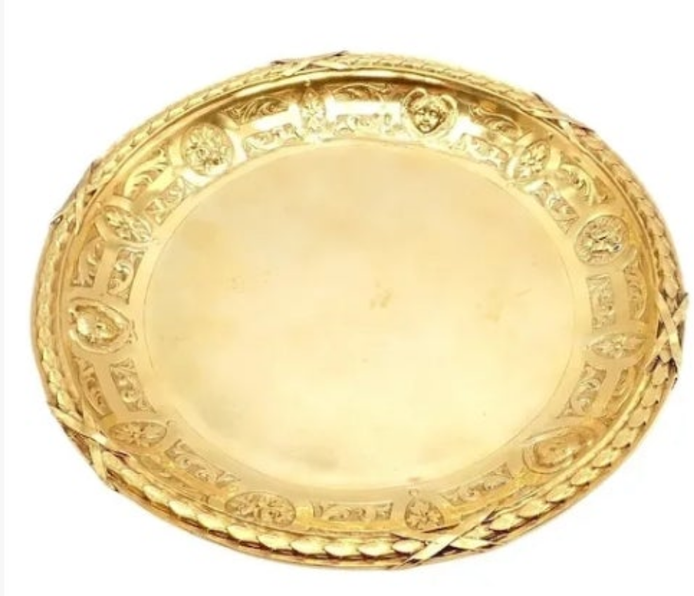 Antique Solid 18k Yellow Gold Sugar Bowl Dish Spoon Abraham Portal Set c. 1779