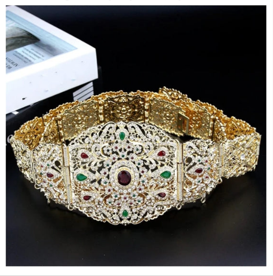 Belt Shoulder Chain Gold Color Algeria Morocco Wedding