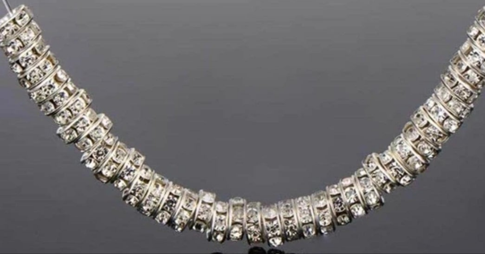 100pcs Rhinestone Diy Handmade Spacer Beads For Jewelry Making Necklace Loose Beads Round Shape With Holes glass