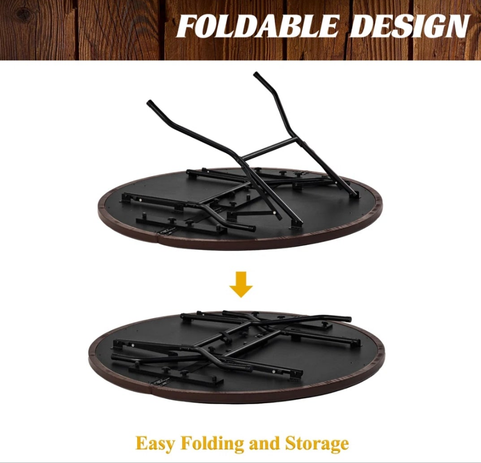 6-person Folding Poker Table With Poker Chips And Card Set