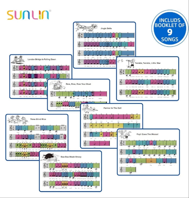 6 ft. Floor Piano Mat for Kids & Toddlers, Giant Piano Mat, 24 Keys, 10 Built in Songs, 8 Instrument Sounds, Record & Playback, Song Booklet, Musical Toy Gift for Boys & Girls