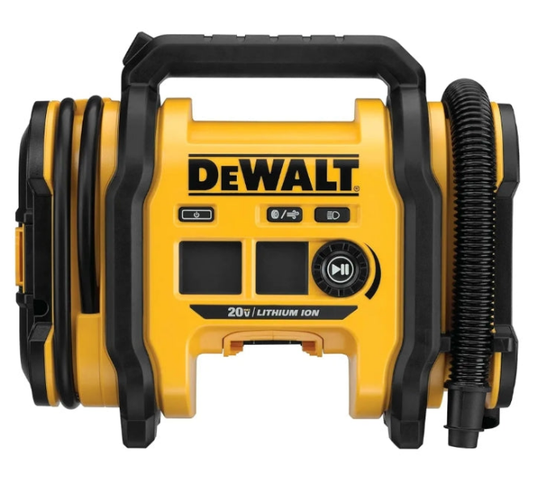DEWALT 20V MAX Tire Inflator, Compact and Portable, Automatic Shut Off, LED Light, Bare Tool Only (