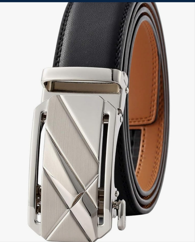 Men's Belt,Ratchet Dress Belt with Automatic Buckle