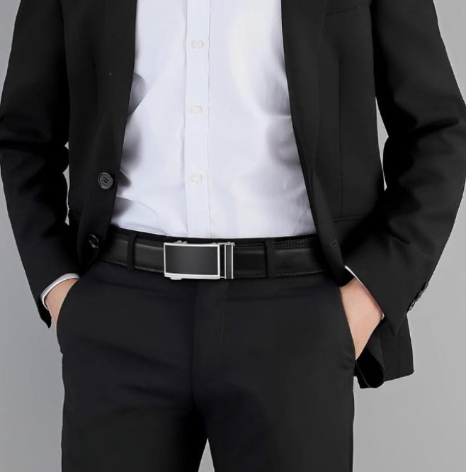 Men's Belt,Ratchet Dress Belt with Automatic Buckle