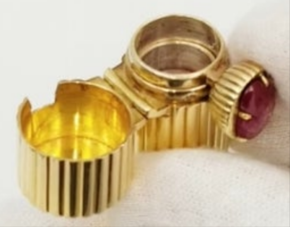 24k Gold Mughal Jadeite Jade Whiskey encrusted with gemstones Coral,Diamond,Jade,Blue Sapphire,Yellow Sapphire