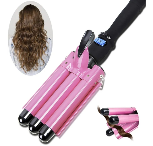 Hair curler pink