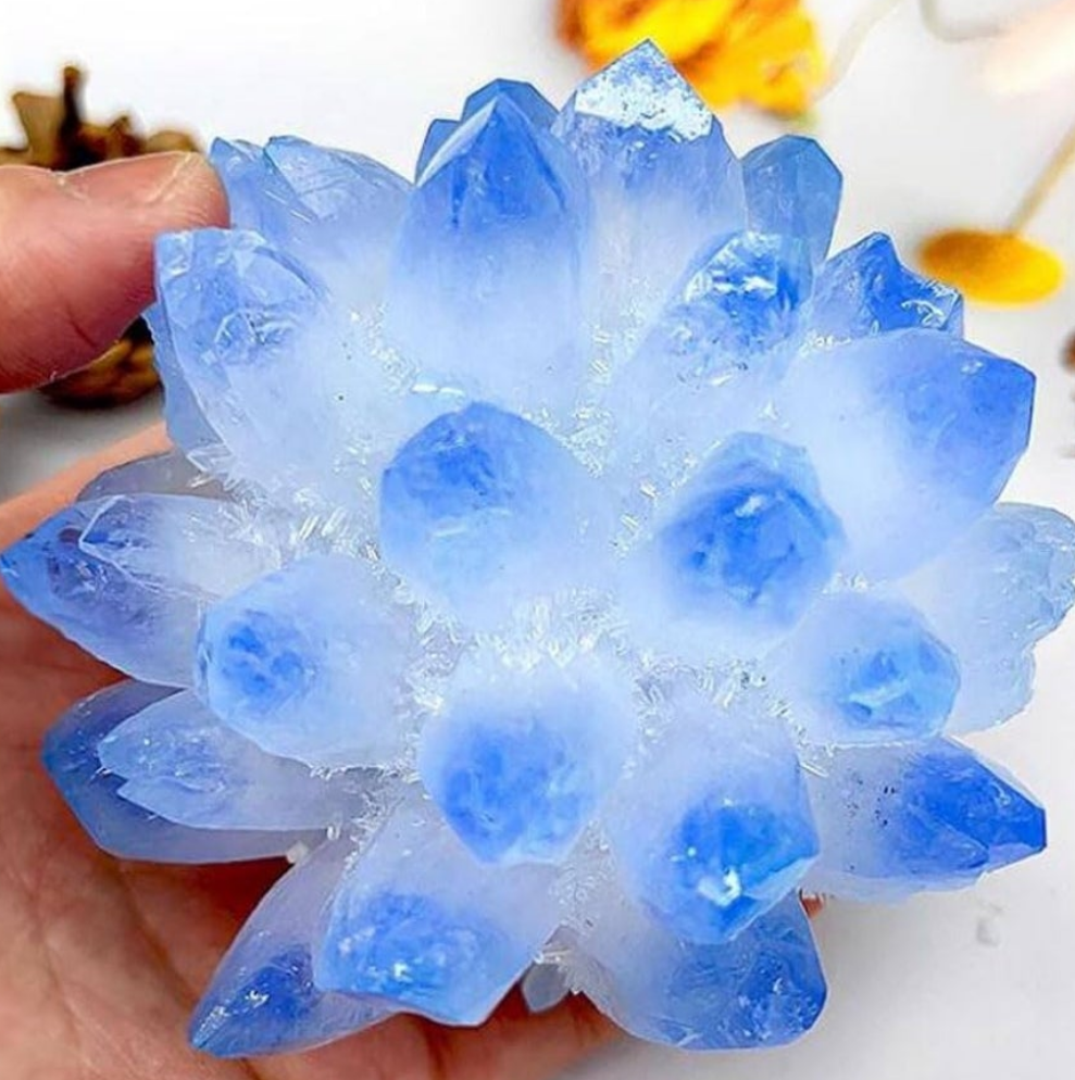 1pc Unique Natural Crystal Cluster Specimen
Size is about 2.00-3.00'',Weight:about 0.6-1.1lb (300) Grams/pc;Quantity:1 pc. Each set is unique and dimensions do vary.
Crystals are natural,vary in sizes,shapes,raw quartz crystal