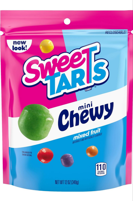 Mini Chewy, Candy, Mixed Fruit, 12 oz