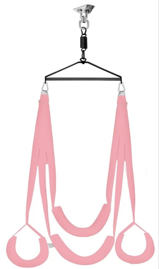 Adult Sex Swing and 360 Degree Spinning Indoor Swivel Ceiling Set with Premium Paint Stand and Widened Thick Comfortable Swing for Couples (Ultimate Enhanced)