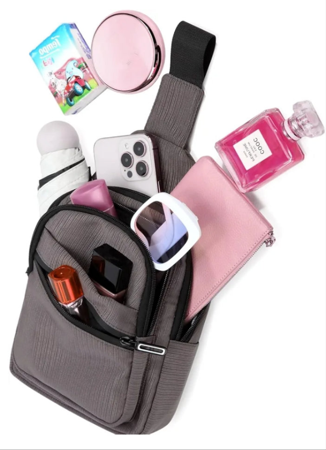 Crossbody Small Sling Backpack Sling Bag for Women Men, Chest Bag Daypack Crossbody for Travel Sport Running Hiking