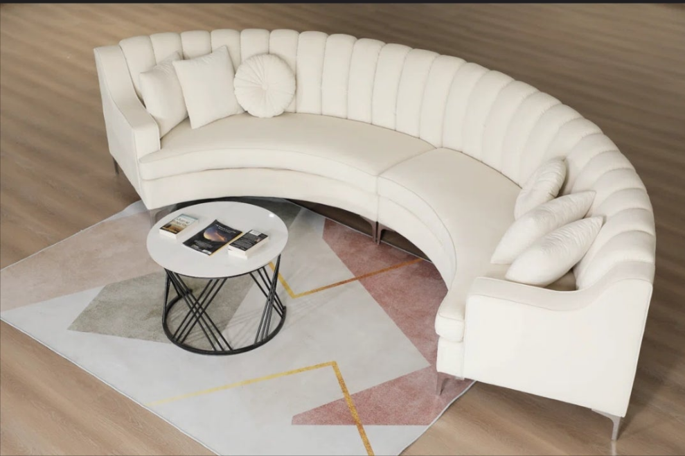Luxurious 2 - Piece Velvet Sectional