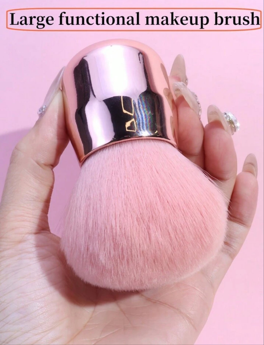 1pc Extra Large Face Powder Brush, Makeup Brush For Nail Art Powder, Blush Brush, Multi-Functional Makeup Brush, Soft Hair Beauty Tool Brush