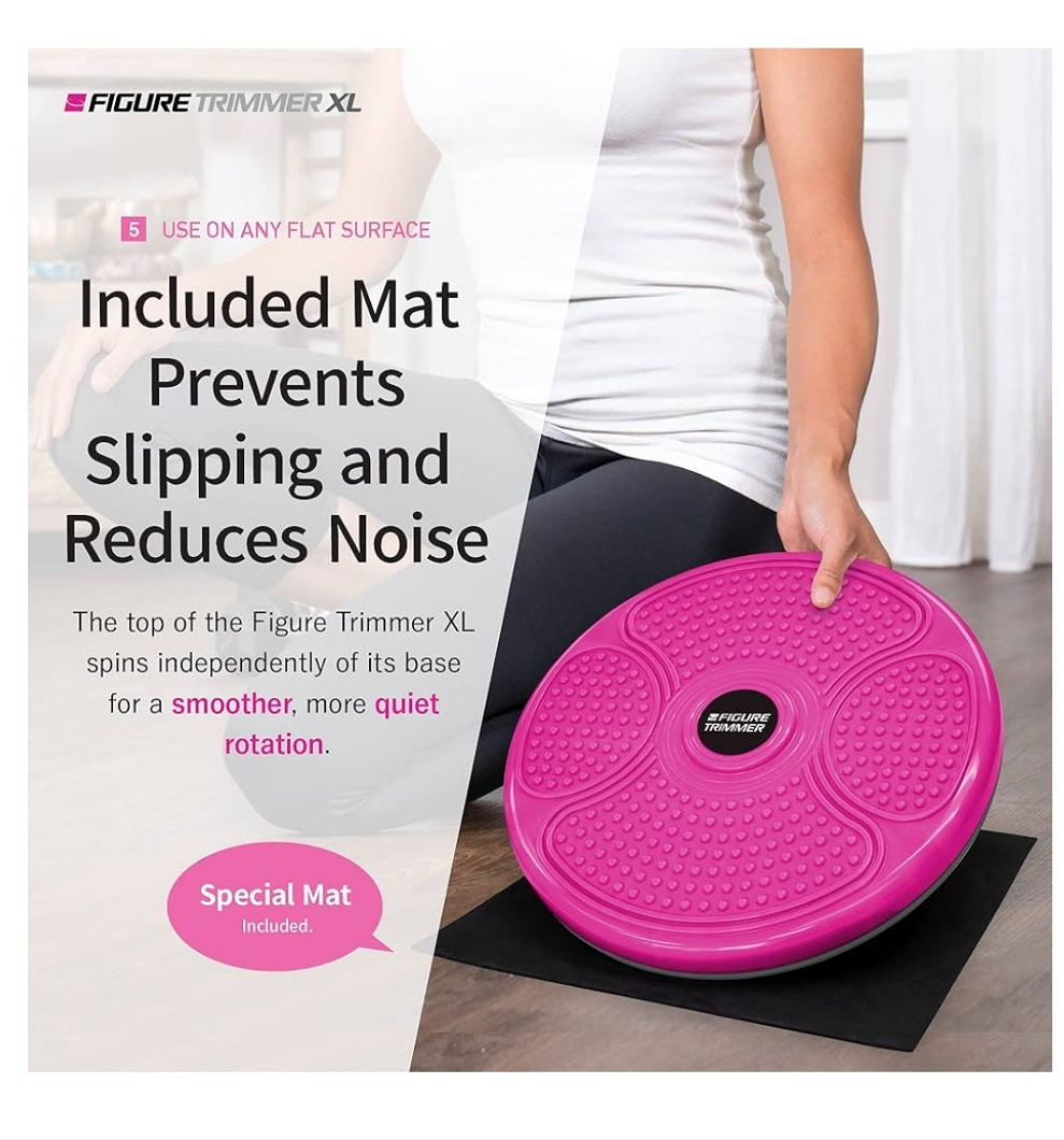 Core Abs Twister Board - Waist Sculptor Twister Board for Core & Ab Exercise - Waist Twisting Disc, Dizzy Disc Twist Board for Slimming Workout with 8 Magnets Reflexology