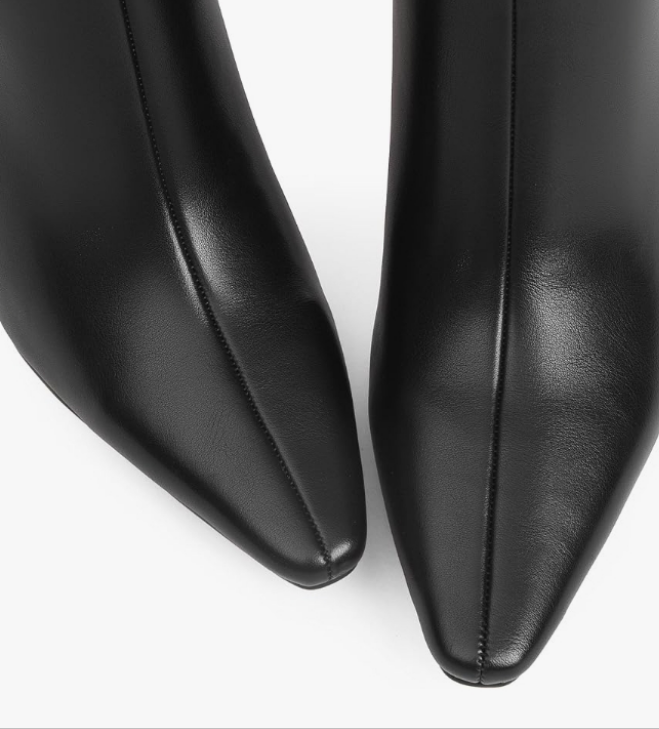Knee High Boots for Women Pointed Toe 3.5 IN Stiletto Heel Women Boots Zipper Knee High Boots Dress Fashion Trendy Sexy High Heel Boots